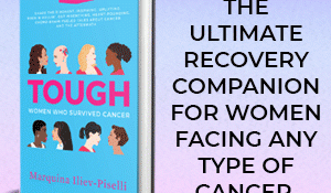 Rotating Gif for the book 'TOUGH Women Who Survived Cancer'